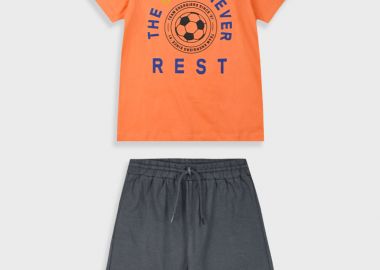 Σετ με τύπωμα για αγόρι | ΑΝΘΡΑΚΙ - Energiers - 